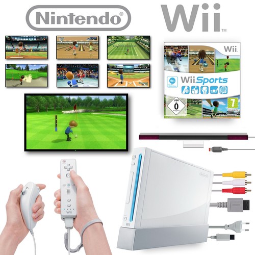 Console nintendo wii bianca - console,