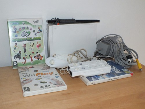 Console nintendo wii blanc - console,
