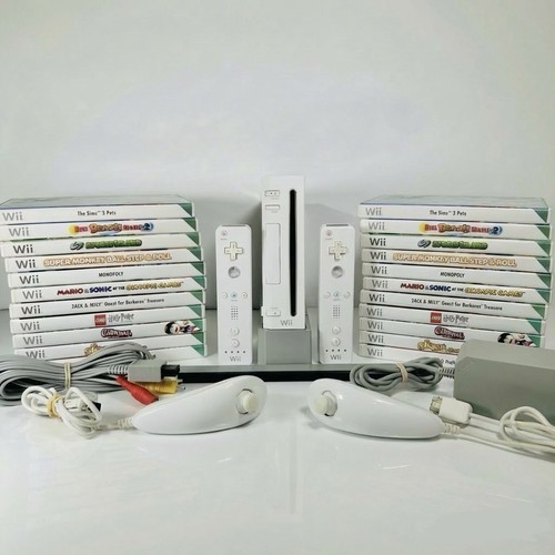 Nintendo wii console - console, bianca